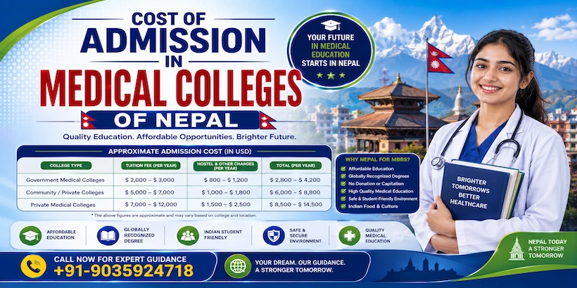 Cost of Admission in Medical Colleges of Nepa