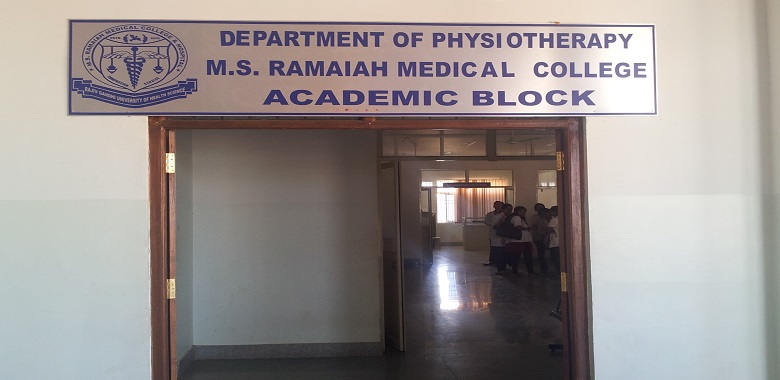 MS Ramaiah College of Physiotheray Admission