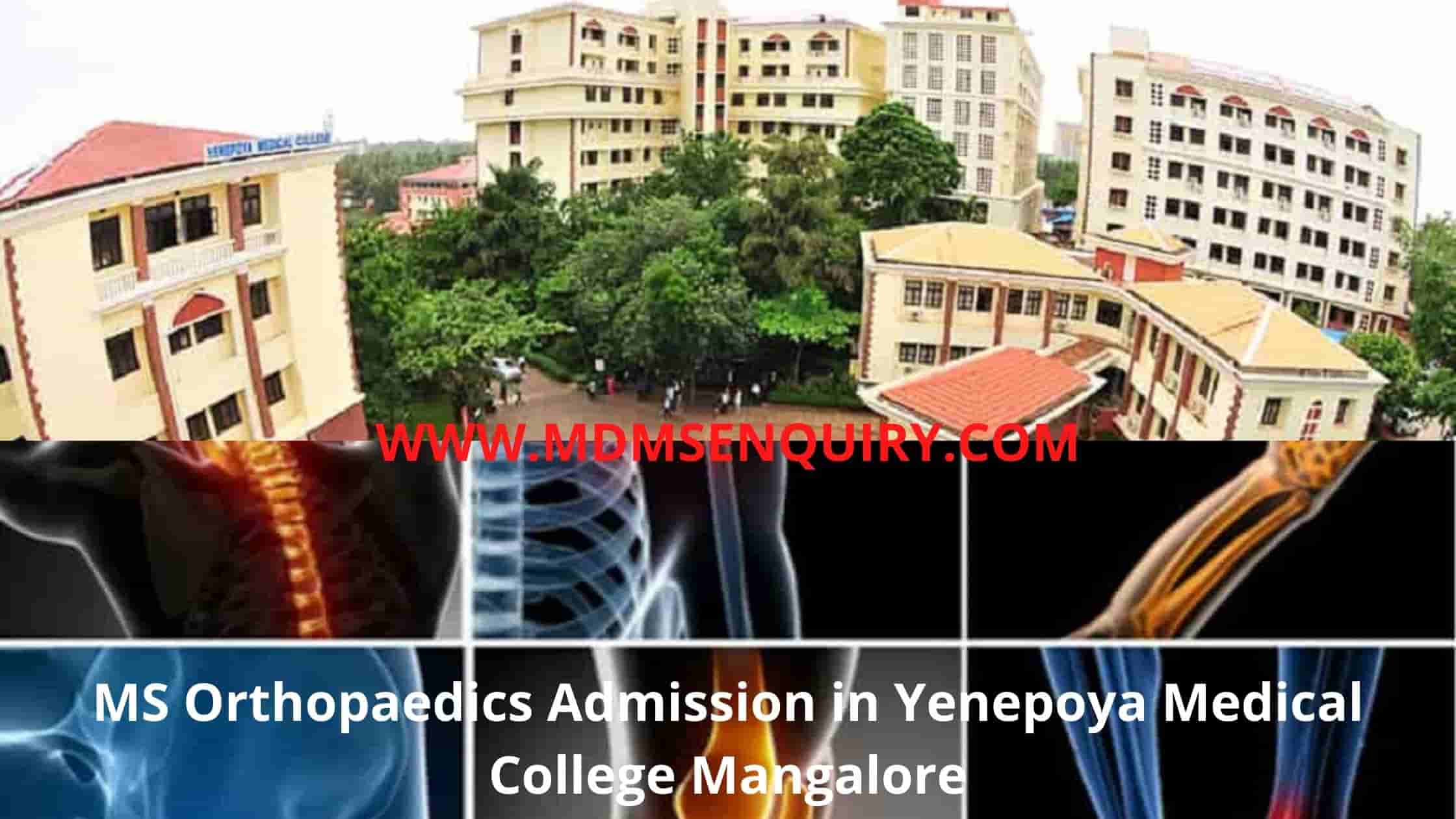 MS Orthopaedics Admission in Yenepoya Medical College Mangalore