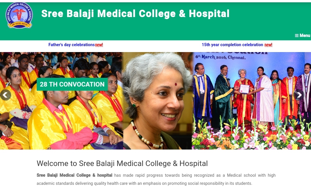 Sree Balaji medical college