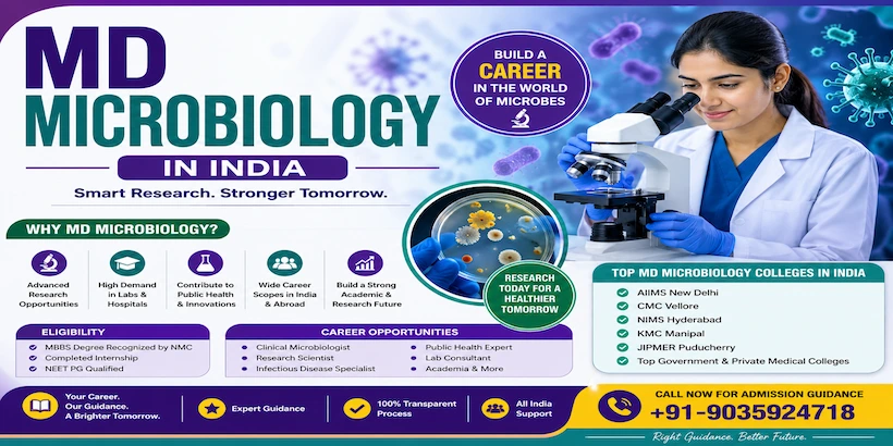 MD Microbiology in India