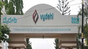 Vydehi dental colleges Bangalore