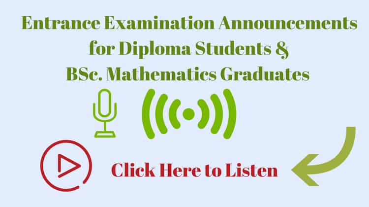 Entrance Exams for Diploma Students for B.Tech Lateral Entry Admission