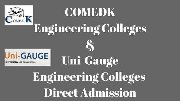ComedK Colleges Direct Admission