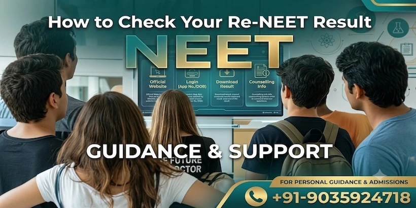 How to Check Your Re-NEET Result.
