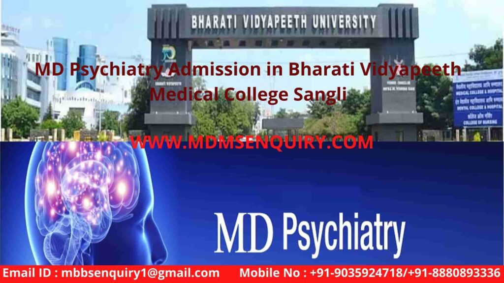 md psychiatry admission in bharati vidyapeeth medical college sangli