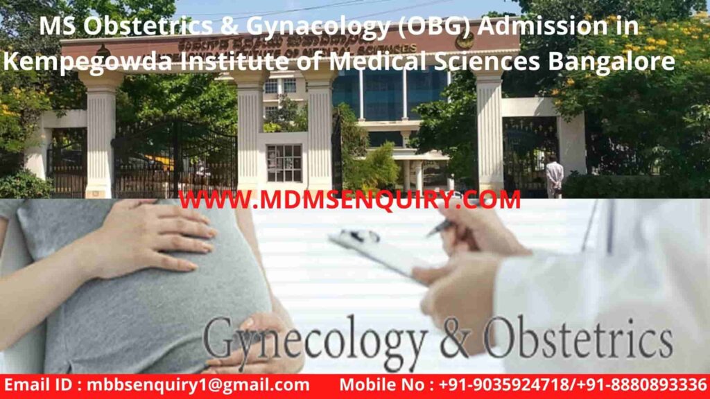 MS Obstetrics & Gynacology OBG admission in KIMS Bangalore