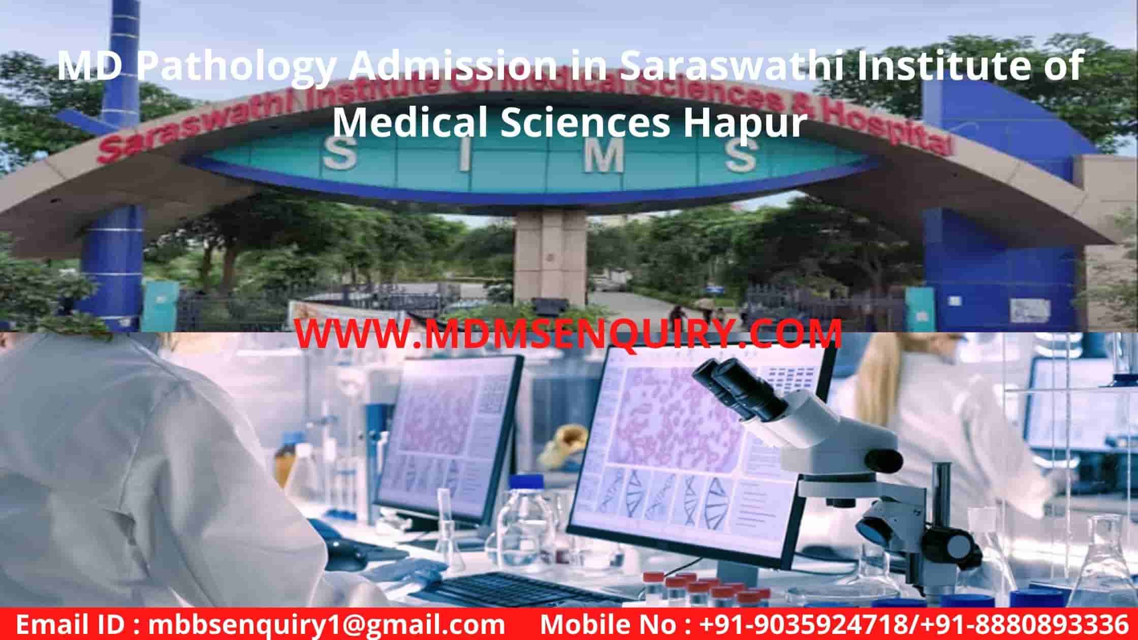 Study MD Pathology at Saraswati Medical College Hapur