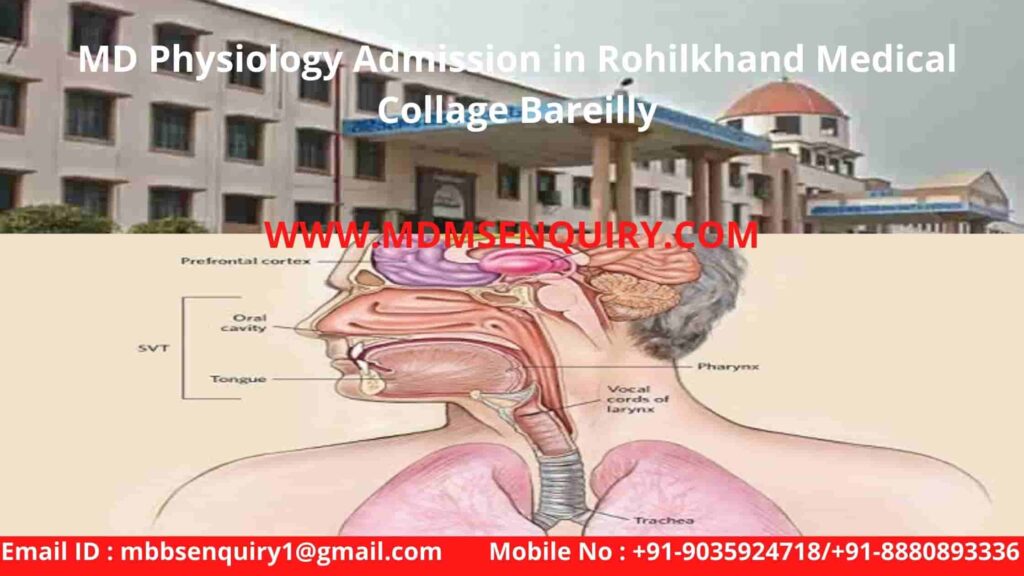 MD Physiology Admission in Rohilkhand Medical Collage Bareilly