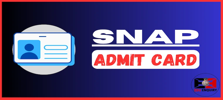 SNAP Admit Card