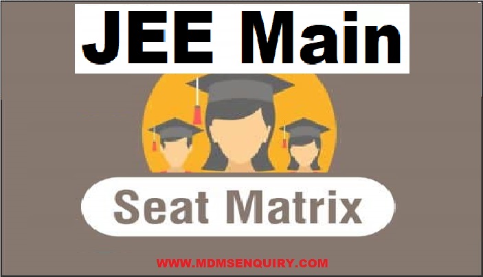 JEE Main Seat Matrix