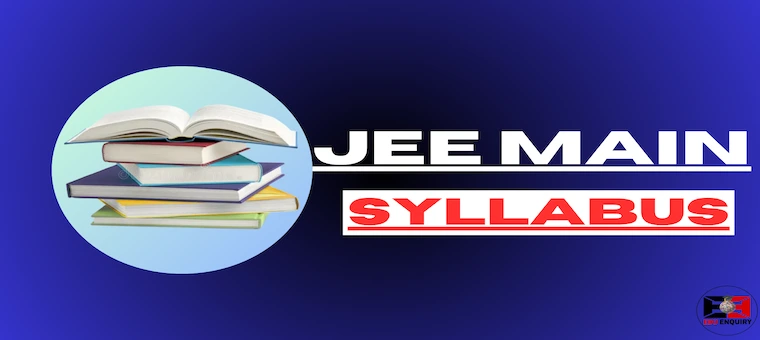 JEE Main Syllabus