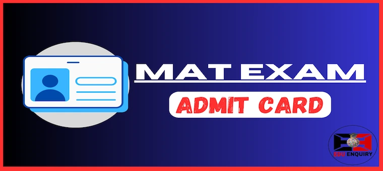 MAT Admit Card