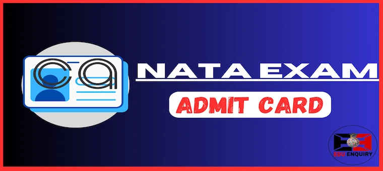 NATA Admit Card