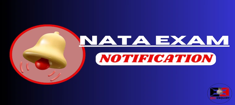 NATA Exam Notification