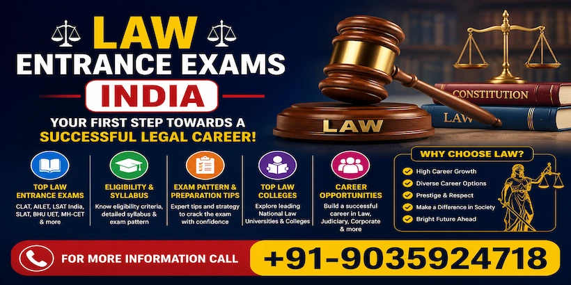 Top Law Entrance Exams in India