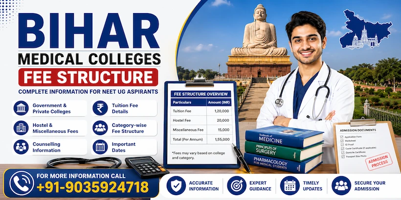 Bihar Medical Colleges Fee Structure