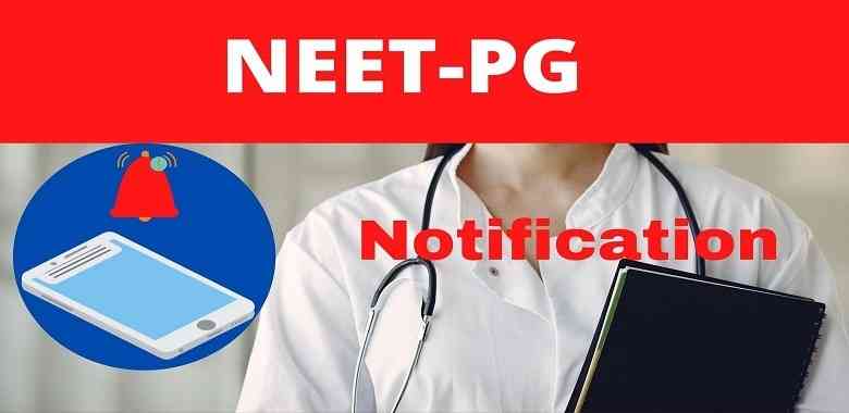 NEET PG Notification