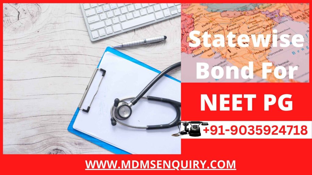 Statewise Bond For NEET PG