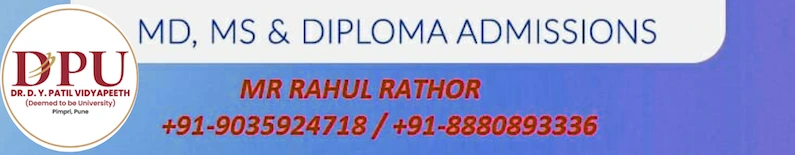 PG Medical Admissions in DR DY Patil Pune