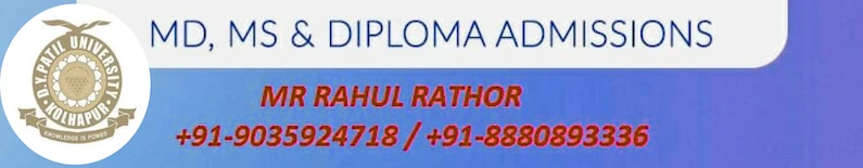PG Medical Admissions in DY Patil Kolhapur