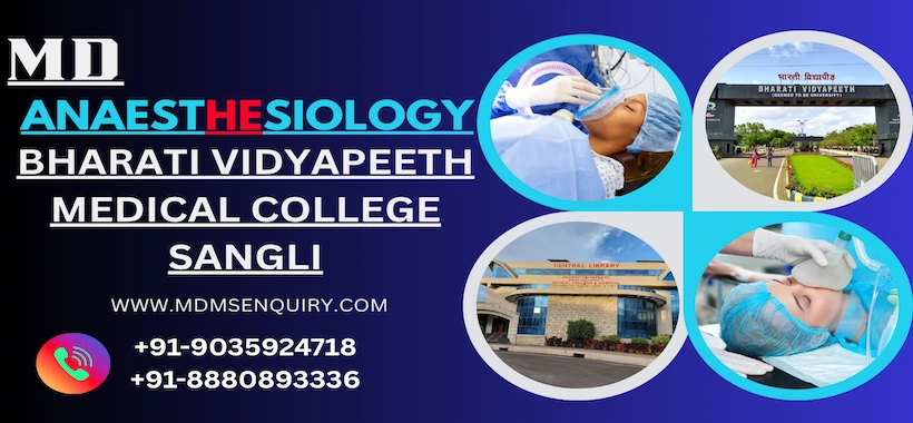 Study MD Anaesthesiology at Bharati Vidyapeeth Medical College Sangli