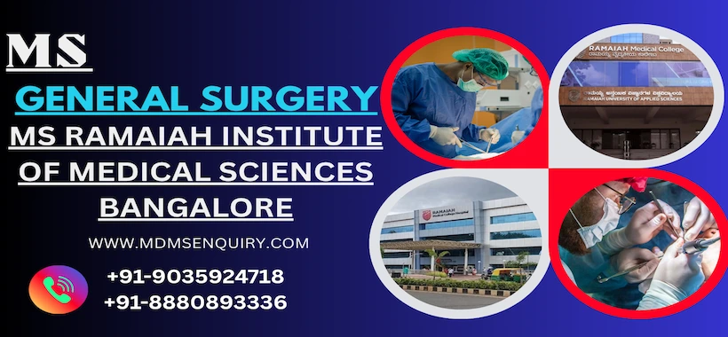 Study MS General Surgery at MS Ramaiah Medical College
