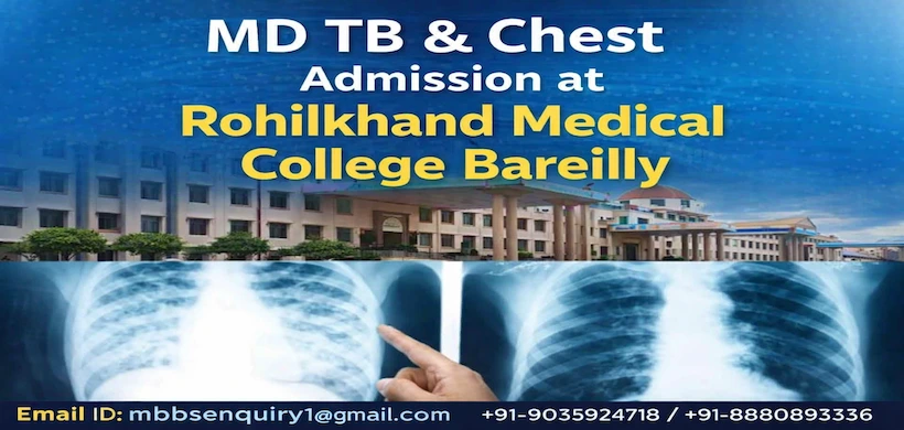 MD tb chest admission at rohilkhand medical collage bareilly