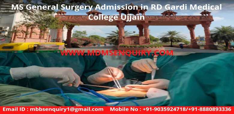 MS General Surgery admission in RD Gardi Medical College Ujjain