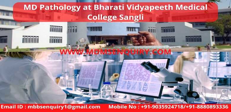 MD Pathology admission in Bharati Vidyapeeth Medical College Sangli