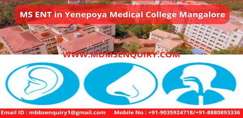 MS ENT admission in Yenepoya Medical College Mangalore