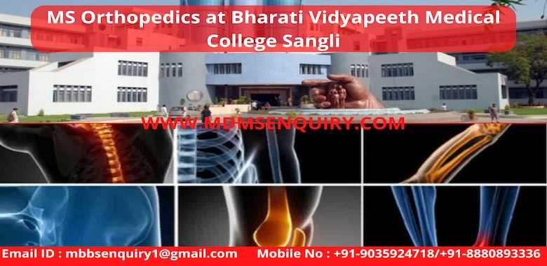 MS Orthopedics admission in Bharati Vidyapeeth Medical College Sangli