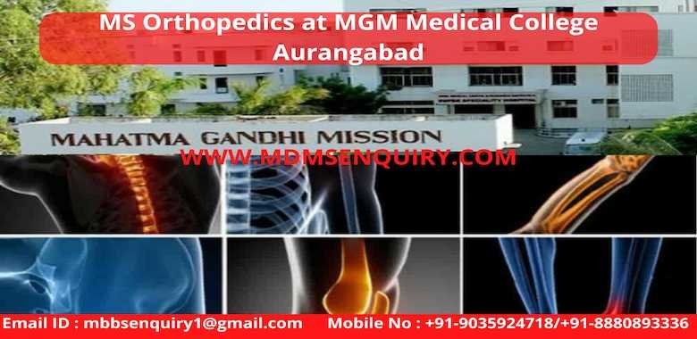 MS Orthopedics admission in MGM Medical College Aurangabad