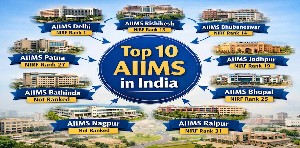Top 10 AIIMS Colleges in India 2025