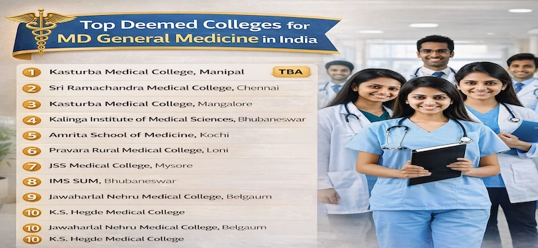 Top Deemed Colleges for MD General Medicine in India
