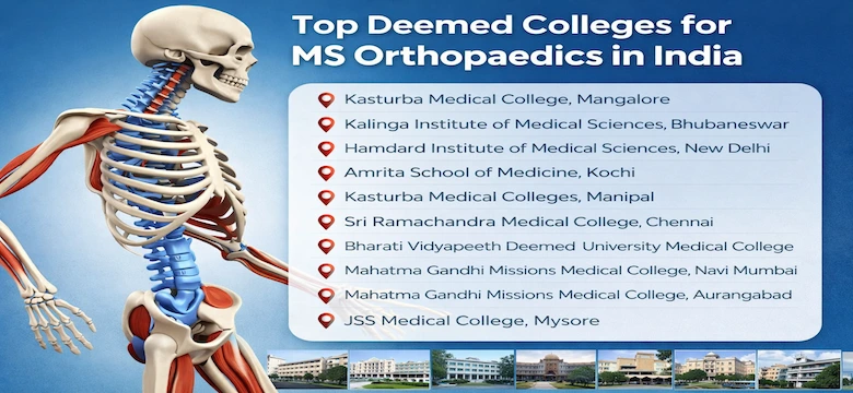 Top Deemed Colleges for MS Orthopaedics in India