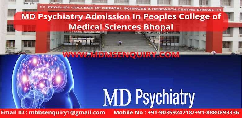 MD Psychiatry Admission In Peoples College of Medical Sciences