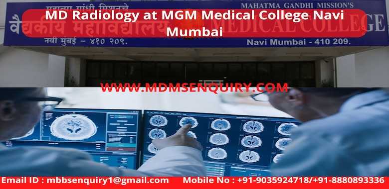 MD Radiology admission in MGM Medical College Navi Mumbai