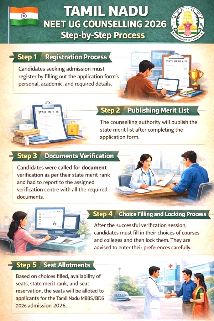 Tamil Nadu NEET UG Counselling Process 683x1024