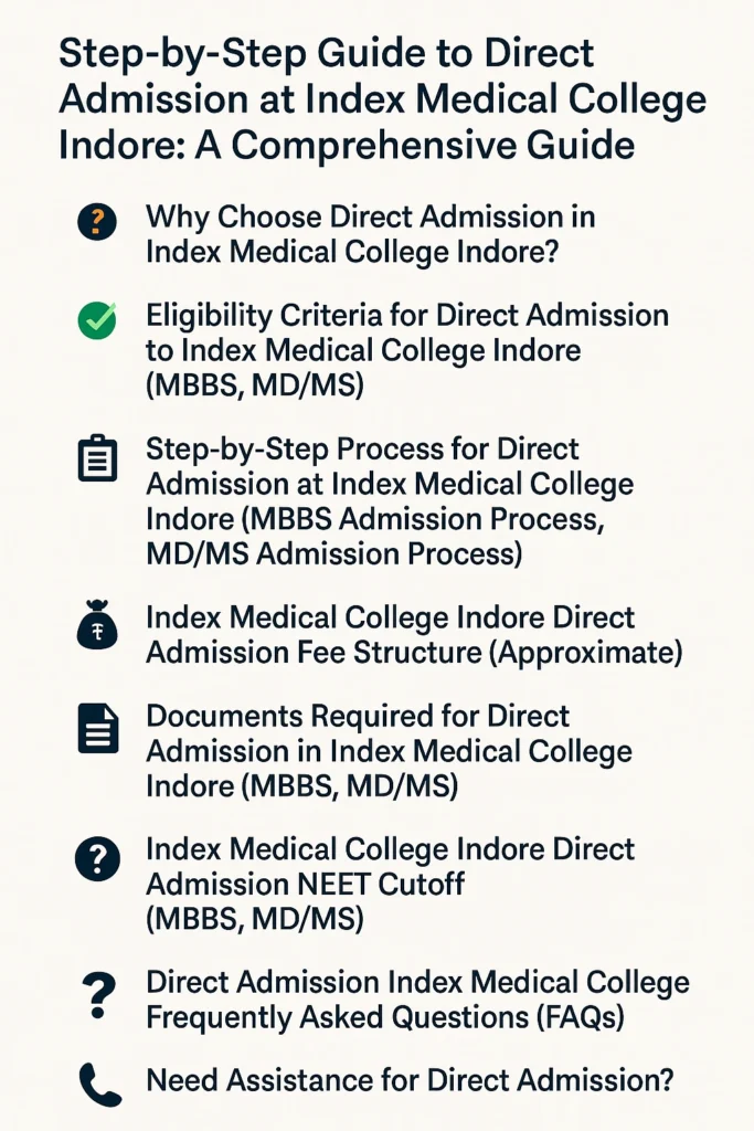 Direct Admission at Index Medical College Indore
