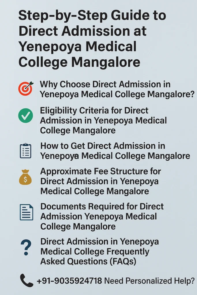 Direct Admission at Yenepoya Medical College