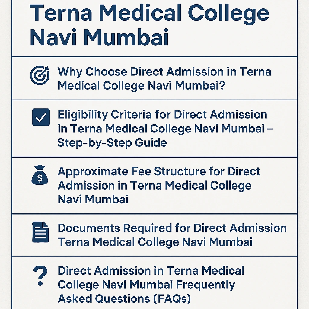 Direct Admission in Terna Medical College Navi Mumbai