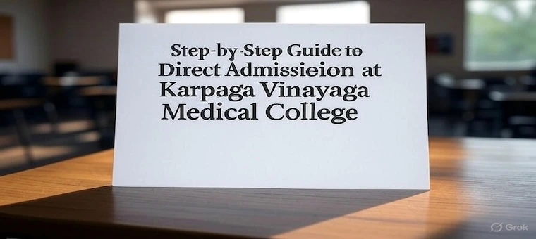 Step-by-Step Guide to Direct Admission at Karpaga Vinayaga Medical College