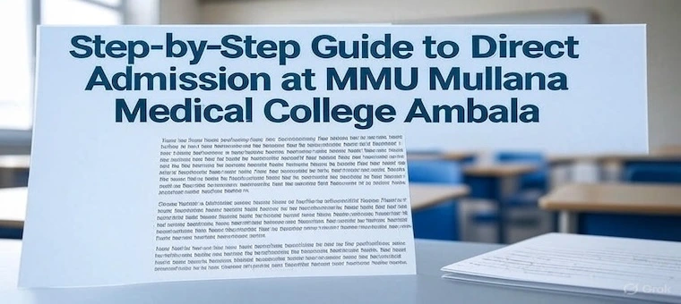 Step-by-Step Guide to Direct Admission at MMU Mullana Medical College Ambala