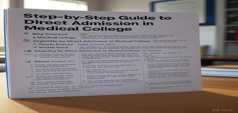 Step-by-Step Guide to Direct Admission in Medical College