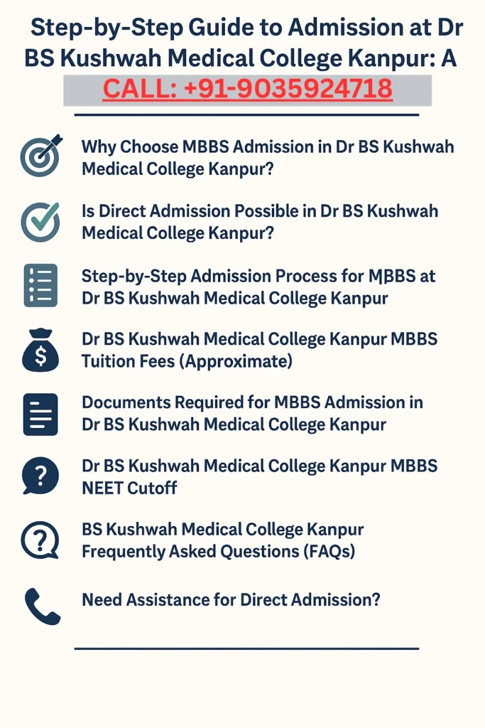 Direct Admission at Dr BS Kushwah Medical College