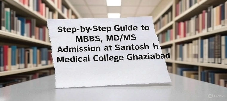 Step-by-Step Guide to Admission at Santosh Medical College Ghaziabad