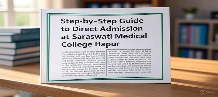 Step-by-Step Guide to Direct Admission at Saraswati Medical College Hapur