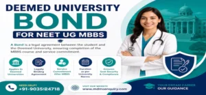 Deemed University Bond for NEET UG MBBS