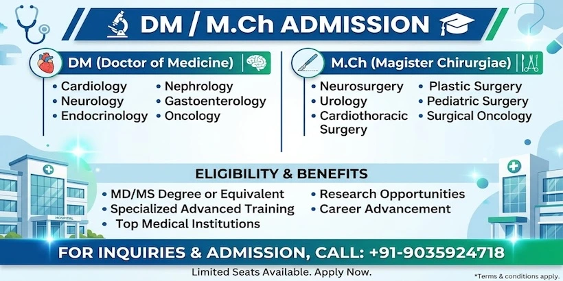 DM MCH Admission